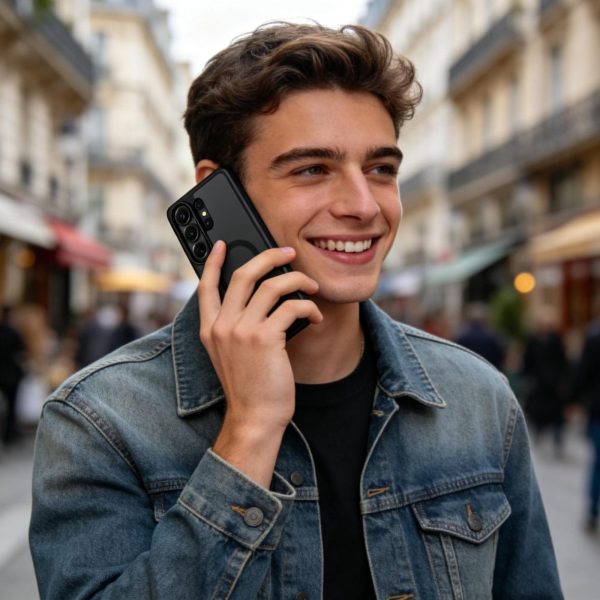 Samsung Galaxy S26 Ultra MagPeak MagSafe aizsargvāciņš - melns