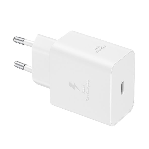 Samsung USB-C 45W 4.05A ātrs sienas lādētājs - balts