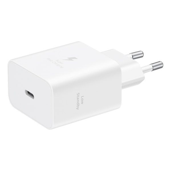 Samsung USB-C 45W 4.05A ātrs sienas lādētājs - balts