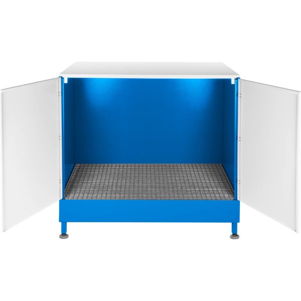 Drenāžas aka ar skapi 2 mucām PRO-LINE 1480x970x1440mm