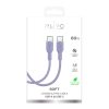 USB-C 60W 1.5m ICON elastīgs kabelis - violets