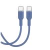ICON USB-C 60W 1,5m elastīgs kabelis - zils