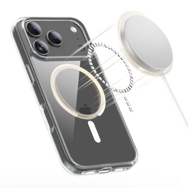 iPhone 17 Pro FlexAir Hybrid MagSafe vāciņš — caurspīdīgs