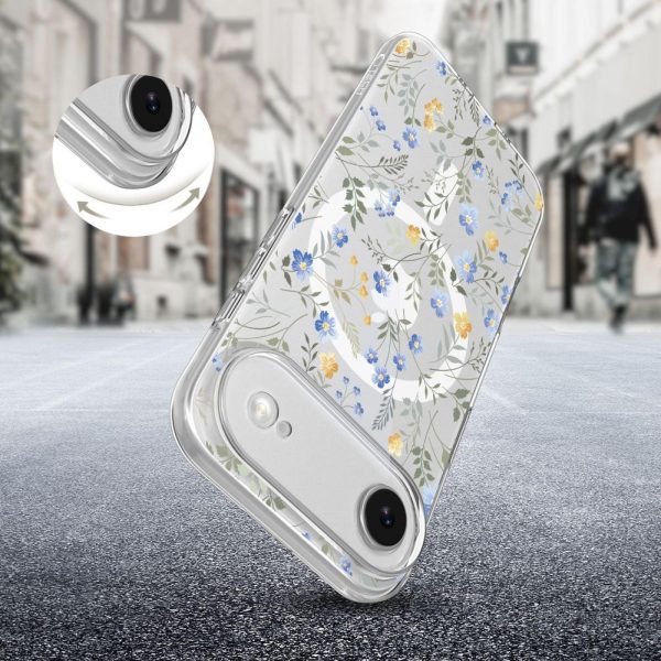 1032439-5-etui-na-iphone-17-air-flexair-magsafe-stokrotki-tech-protect-hurtownia-dropshipping.jpg iPhone 17 Air FlexAir MagSafe vāciņš — margrietiņas ar lapām