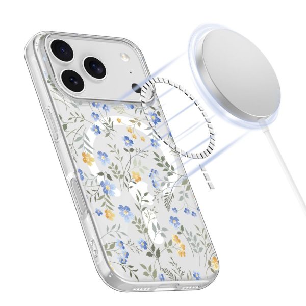 1032440-2-etui-iphone-17-pro-max-flexair-magsafe-stokrotki-tech-protect-hurtownia-dropshipping.jpg iPhone 17 Pro Max FlexAir MagSafe vāciņš — margrietiņas ar lapām