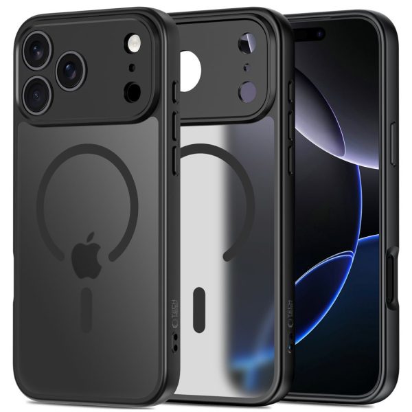 iPhone 17 Pro Max BasicMag MagSafe vāciņš — matēti melns