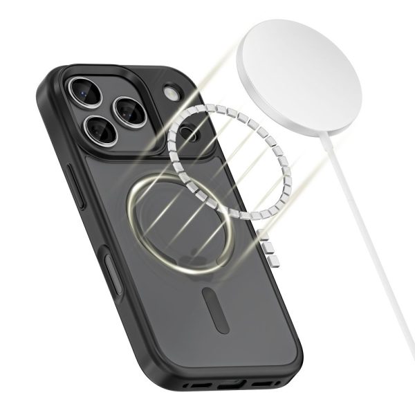 iPhone 17 Pro MagMat MagSafe vāciņš - matēti melns