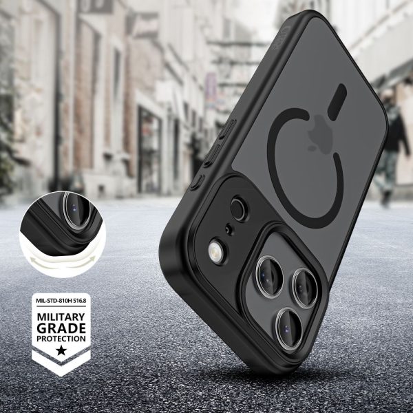 iPhone 17 Pro Max MagMat MagSafe vāciņš — matēti melns