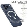 iPhone 17 Pro Max FlexAir MagSafe aizsargvāciņš — caurspīdīgs un mirdzošs