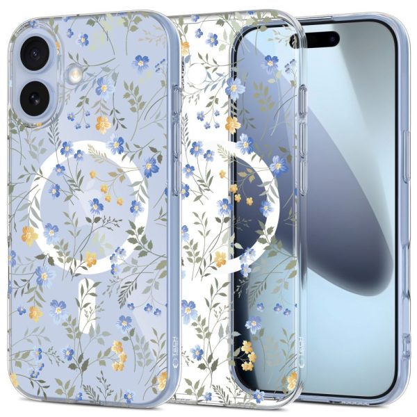 1032463-1-etui-ochronne-na-iphone-17-flexair-magsafe-stokrot-tech-protect-hurtownia-dropshipping.jpg iPhone 17 FlexAir MagSafe aizsargvāciņš — margrietiņas ar lapām