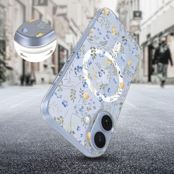 1032463-2-etui-ochronne-na-iphone-17-flexair-magsafe-stokrot-tech-protect-hurtownia-dropshipping.jpg iPhone 17 FlexAir MagSafe aizsargvāciņš — margrietiņas ar lapām