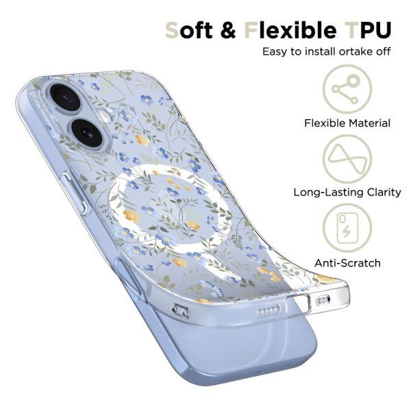 1032463-4-etui-ochronne-na-iphone-17-flexair-magsafe-stokrot-tech-protect-hurtownia-dropshipping.jpg iPhone 17 FlexAir MagSafe aizsargvāciņš — margrietiņas ar lapām