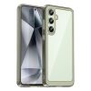 Silikona maciņš ar gēla rāmi Samsung Galaxy S24 FE Outer Space Case - caurspīdīgs un melns