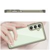 Silikona maciņš ar gēla rāmi Samsung Galaxy S24 FE Outer Space Case - caurspīdīgs un melns
