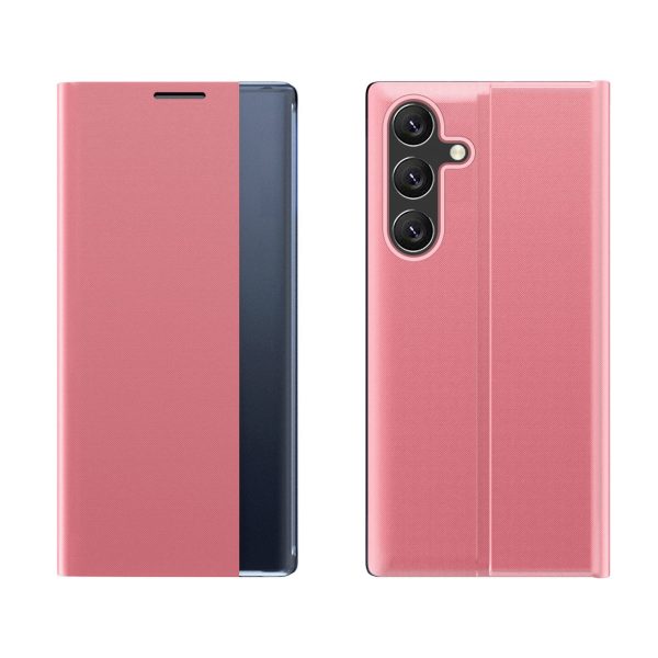 1033034-2-etui-z-klapka-podstawka-do-galaxy-a16-a16-5g-rozow-hurtel-hurtownia-dropshipping.jpg Atverams maciņš ar statīvu Samsung Galaxy A16 / A16 5G New Sleep Case - rozā
