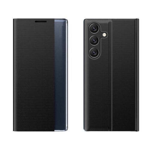 Samsung Galaxy A26 jauns miega maciņš ar atlokāmu statīvu - melns