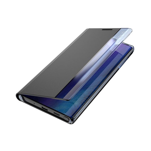 Samsung Galaxy A26 jauns miega maciņš ar atlokāmu statīvu - melns