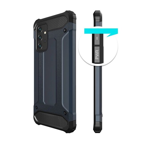 Hibrīda bruņu maciņš Samsung Galaxy A26 tālrunim - sudrabs