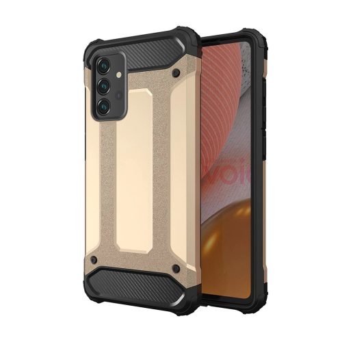 Bruņots hibrīda maciņš Samsung Galaxy A26 Hybrid Armor tālrunim - zelta krāsā