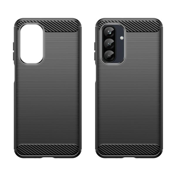 Silikona maciņš Samsung Galaxy A26 Carbon korpusam - melns