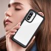 Samsung Galaxy A26 Outer Space maciņš ar elastīgu rāmi - melns