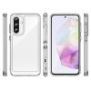 Samsung Galaxy A26 Outer Space maciņš ar elastīgu rāmi - caurspīdīgs