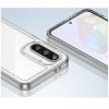 Samsung Galaxy A26 Outer Space maciņš ar elastīgu rāmi - caurspīdīgs