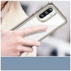 Samsung Galaxy A26 Outer Space maciņš ar elastīgu rāmi - caurspīdīgs melns