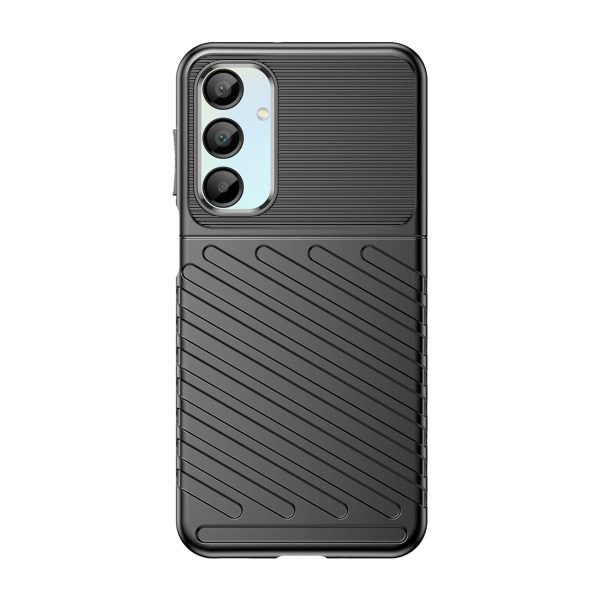 Bruņots silikona maciņš Samsung Galaxy A26 Thunder Case - melns