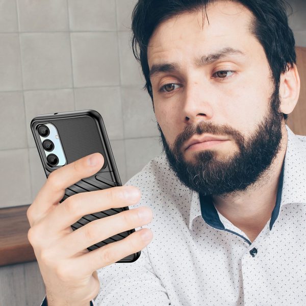 Bruņots silikona maciņš Samsung Galaxy A26 Thunder Case - melns