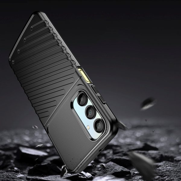 Bruņots silikona maciņš Samsung Galaxy A26 Thunder Case - melns