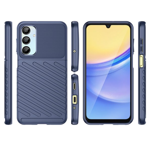 Bruņots silikona maciņš Samsung Galaxy A26 Thunder Case - zils
