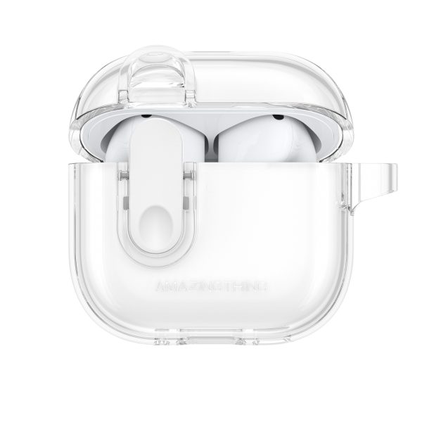 AirPods 4 minimālistisks aizsargvāciņš - caurspīdīgs