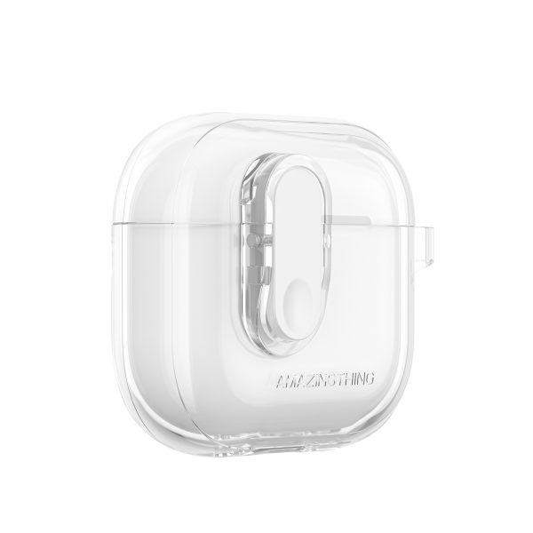 AirPods 4 minimālistisks aizsargvāciņš - caurspīdīgs