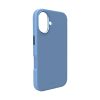 iPhone 17 Icon Mag Pro šķidrā silikona MagSafe vāciņš ar alumīnija pogām — zils