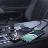 USB-C USB-A 30W automašīnas lādētājs - melns
