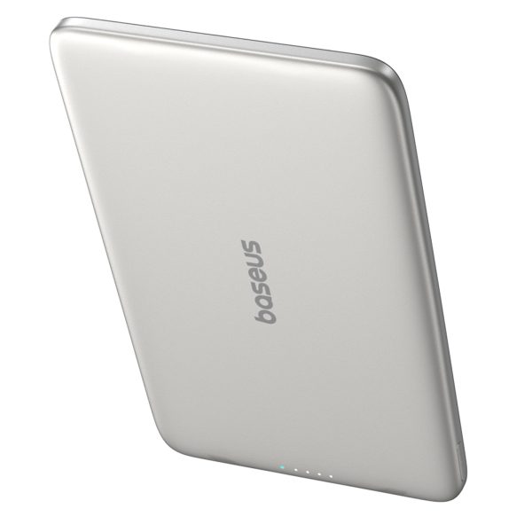 1033425-4-powerbank-magnetyczny-5000mah-ultra-slim-20w-baseus-hurtownia-dropshipping.jpg 5000mAh īpaši plāns 20W MagSafe magnētiskais barošanas bloks ar 60W USB-C kabeli - titāna krāsā