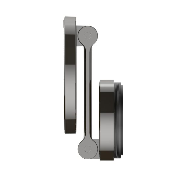 Salokāms magnētisks automašīnas viedtālruņa turētājs paneļam - pelēks