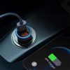 Automašīnas lādētājs 2x USB-A 60W - tumši pelēks