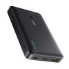 Powerbank 10000mAh 22.5W EnerFill FP21 USB-A USB-C ar USB-C kabeli - melns