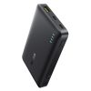 Powerbank 10000mAh 22.5W EnerFill FP21 USB-A USB-C ar USB-C kabeli - melns