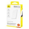Powerbank 10000mAh 22.5W EnerFill FP21 USB-A USB-C ar USB-C kabeli - balts