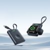 Powerbank 1640 mAh 5W EnerFill FW11 Apple Watch ar iebūvētu kabeli - melns