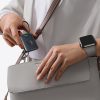 Powerbank 1640 mAh 5W EnerFill FW11 Apple Watch ar iebūvētu kabeli - melns