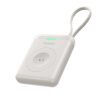 Powerbank 1640 mAh 5W EnerFill FW11 Apple Watch ar iebūvētu kabeli - balts