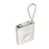 Powerbank 1640 mAh 5W EnerFill FW11 Apple Watch ar iebūvētu kabeli - balts