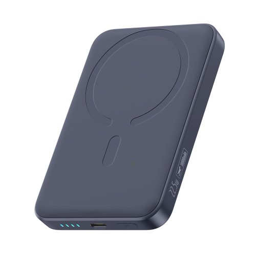 EnerFill FM11 MagSafe 10000mAh 22.5W magnētiskais Power Bank ar USB-C kabeli - tumši pelēks