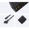 Uzlādes stacija 4x USB-C 2x USB-A 120W - melna