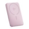 Powerbank 10000mAh 22.5W EnerFill FM12 Qi2 MagSafe ar USB-C kabeli 20V 3A 30cm - rozā