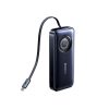 Powerbank 20000mAh 67W ar ievelkamu USB-C kabeli - melns